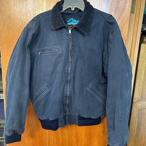 Tri-Mountain  Men’s Size medium work jacket with button in wool blend liner